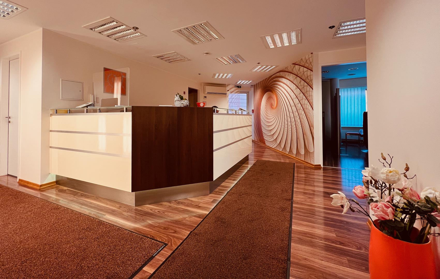 Empfang unserer Praxis